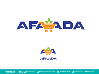 AFA ADA Logo design app branding design flaminkgosh illustration logo typography ui ux vector