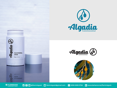 Algadia logo design