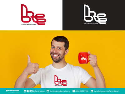 Bree Coffee and Kitchen logo design app branding design flaminkgosh illustration logo typography ui ux vector