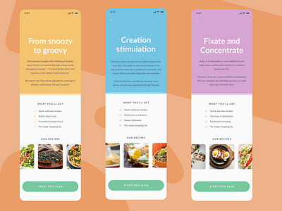 Tastespace App - good food, good mood app design food illustration mobile mobile ui mood userexperience userinterface ux