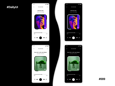 #DailyUI #009 Music Player