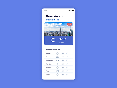 #DailyUI #037 Weather