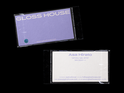 Gloss House - Business Cards