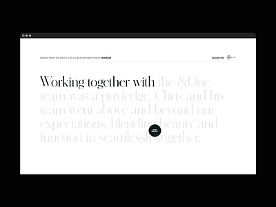 Archive — Testimonial brand design branding design design digital design layout testimonial typography ui user experience ux web design web design agency