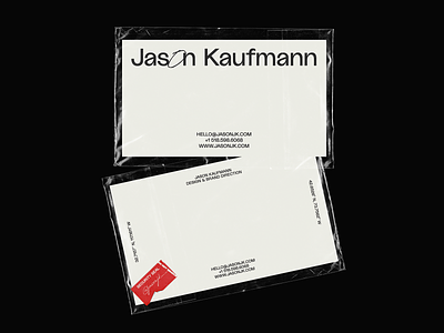 Jason Kaufmann — Biz Cards brand design brand identity branding business cards packaging