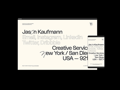 Jason Kaufmann — Landing Page