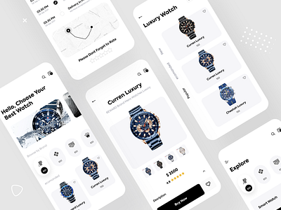 Wathop - Watch shopping app ui