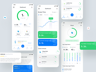 Your Hour app ui redesign