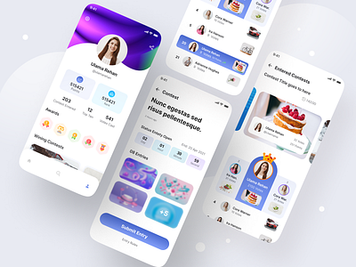 Eye-catching app design for the ultimate prize giveaway app!