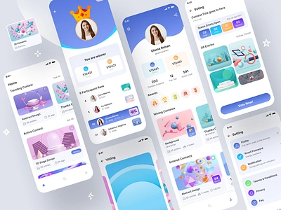 Competition Organizer App app app design app design ui ux app ui competition competition manager competitive analysis competitive app interface ui ui design ui trend ui trends user experience user interface design userinterface ux ux design visual design voting app