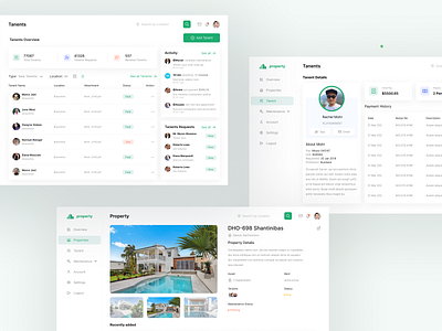 Property Management Dashboard UX/UI