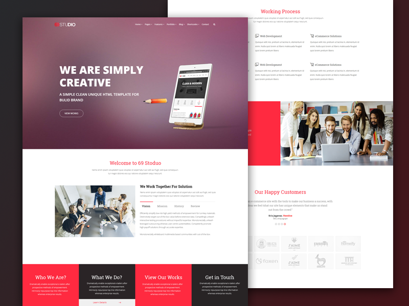 69 Studio by Nasir Nurency on Dribbble