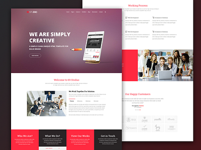 69 Studio by Nasir Uddin on Dribbble