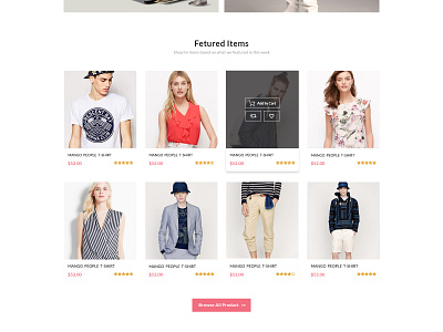 Brand-free luxurious fashion store template by Nasir Nurency on Dribbble