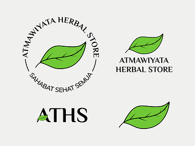 Logo for Atmawiyata Herbal Store⁣ branding kasas kasasdesain logo