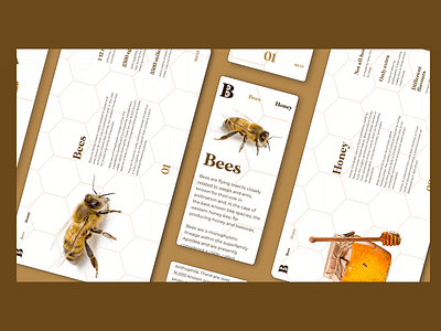 Bee Website bee clean ui dailyui ui design web
