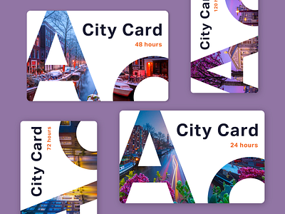 Amsterdam City Card Design branding design graphic design
