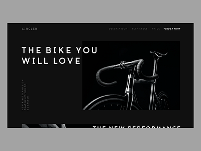 Bike Landing Page