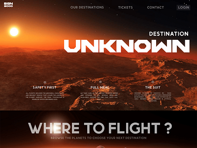 Destination unknown branding dailyui dailyuichallenge design galaxy space spaceship ticket typography ui ui design ux ux design web