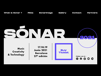 SONAR part 1 branding dailyui dailyuichallenge design typography ui ui design ux ux design webdesign