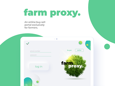 Farm Proxy - An e-commerce website for farmers