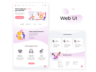 UI Design task for web design ui ux