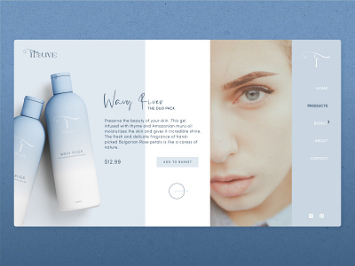 Fleuve brand branding cosmetic fleuve logo logotype packaging product skin care web design