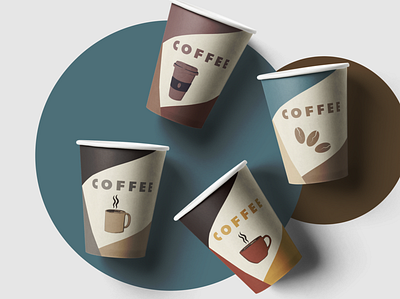 Coffee Cup Design coffee coffee cup cups design graphic design label packaging labels print design product design
