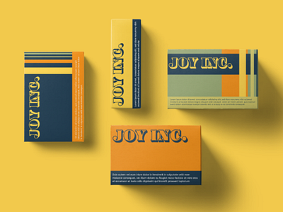 JOY INC. Packaging Design brand identity branding graphic design logo design packaging design