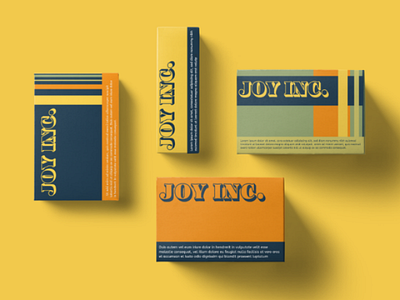 JOY INC. Packaging Design