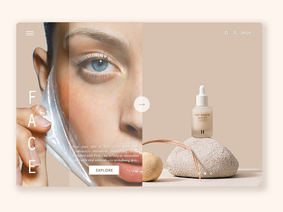 Skin-care Web page