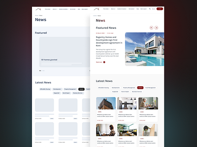 Website Design- Estate Company