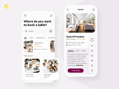 Places to dine search app