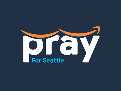 🙏 Pray for Team Amazon in Seattle for healing & peace ✌ amazon brand branding corona covid cure faith flu health hope jeff bezos logo message outbreak peace pray rebrand rebranding seattle virus