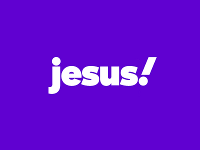 Jesus Loves who? 👉 You, that's who. Yahoo rebrand. 2020 centra christian clean corporate branding finance font jesus jesus christ logo logos mail most popular purple rebrand top typography weather yahoo