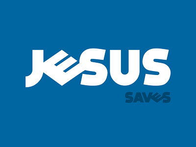 2020 Christian Rebrand fun - Jesus Saves 👉 Pray for Dell 2020 bold brand brand design brand identity branding branding design courage dell faith jesus jesus christ jesus saves logo logotype rebrand rebranding type typeface typography