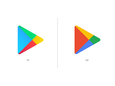 New Google Play Logo 2020 Update Rebrand App Icon by By faith, through ...