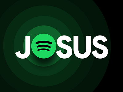 🔊 Spotify Rebrand Fun 🏋🏻‍♀️ Spot Me Jesus branding christian circles concept concept art fun jesus jesus christ logo looney tunes music music app rebrand rebranding spotify spotify cover spots typography warner bros word ard