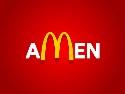 🍟 Amen 👉🏻 McDonald's 2021 Rebrand Fun arch arches fast food font fonts french fries fries golden golden arches logo mcdonald mcdonalds restaurant sign signage signs type typography typography art