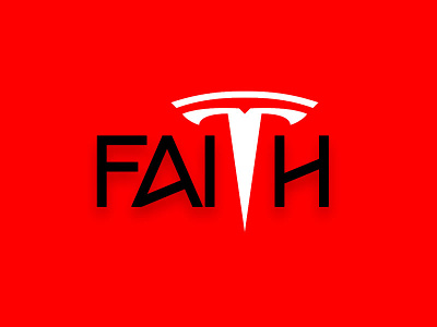 🙏🏻 Faith - Tesla rebrand fun. 3d app elon elon musk faith icon lettering letters musk rebrand rebranding tesla typography word words