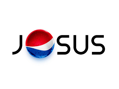 🥤 Pepsi rebrand fun - Jesus 3d bible brand branding christian coke jesus jesus christ lettering letters logo name pepsi soda typography