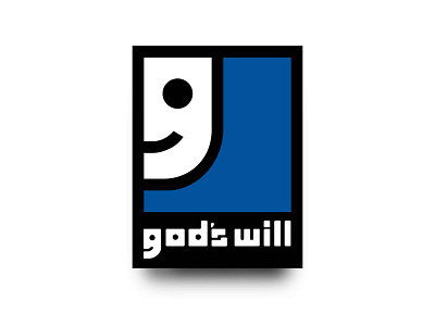 🙏🏻 GoodWill rebrand fun - God's Will 3d app donate donation give good will goodwill icon lettering logo philanthropy rebrand rebranding typography
