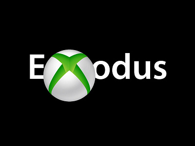 🎮 Xbox rebrand fun - Exodus ✌🏻 3d console game games lettering logo microsoft rebrand typography xbox