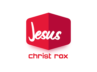 💪🏻🎸 Jesus Christ Rox - Jack in the Box parody 3d bible branding christian funny jack in the box jesus lettering logo logos parody rebrand typography