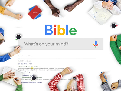 🔎 Find what you need, not just what you're looking for. 3d ajax bible christian google jesus lettering logo people result results search typography visual voice