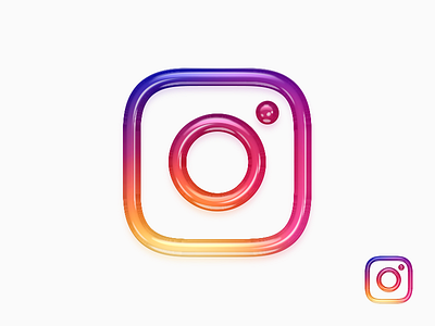 New Instagram 3D Logo / App Icon 2018 2019 2d 3d app icon comments followers hashtag icon icons ig instagram likes logo social social media trending trends trendy