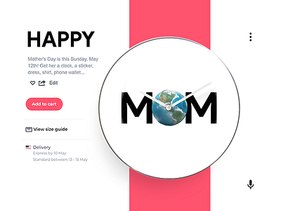 Buy your MOM a 🎁 gift! 2019 ai artificial intelligence clock happy holiday mom mother earth mothers mothers day mothersday smart watch time ux voice voice recognition voice search watch wearable woocommerce