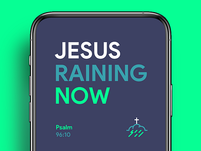 📖 Psalm 96:10 👉 Jesus Rains 💧💧💧 👑 app bible cloud clouds cross icon iphone 11 iphone 11 mockup iphone 11 pro iphone11 iphone11pro jesus now psalm rain raining rains weather weather app weather icon