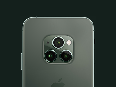 iPhone 11 Pro Centered Cameras Mockup