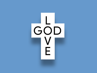💗 Love God 3d bible bible verse christ christian command commandment cross god gospel jesus law lettering love typography verse word art
